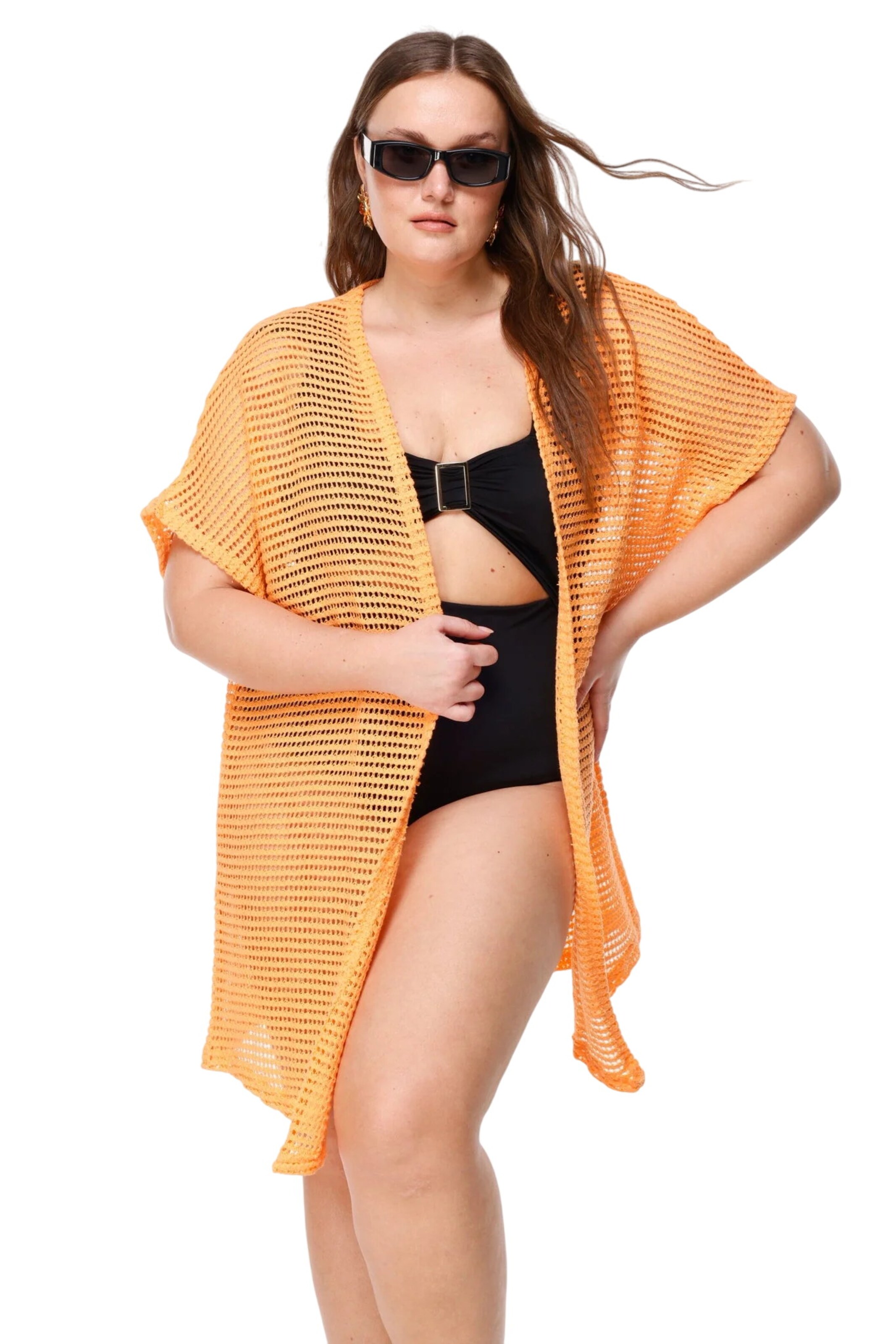 Shape Of You Gebreid vest in Oranje