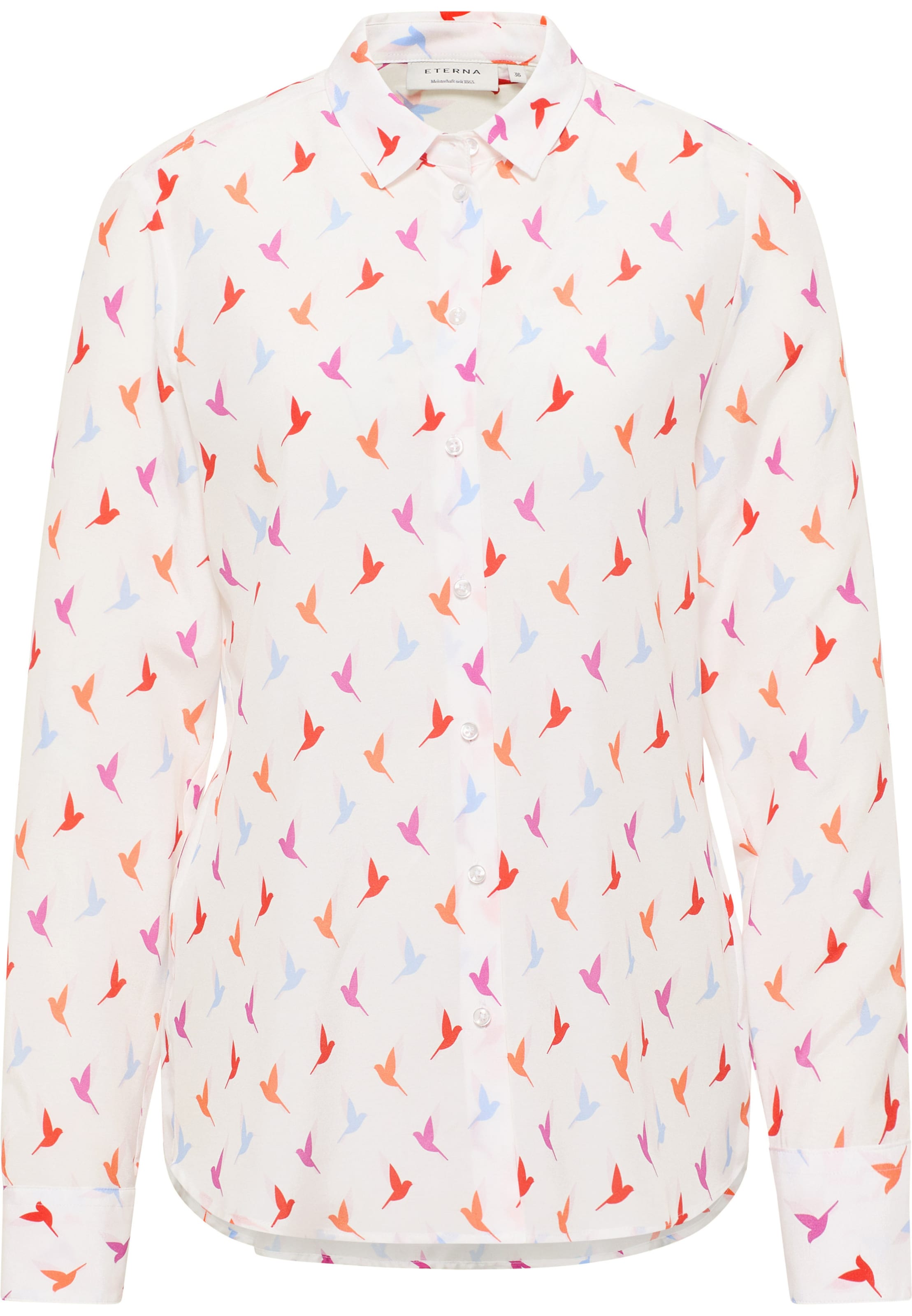 ETERNA Blouse in Light blue / Pink / Fire red / White, Item view