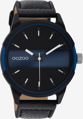 OOZOO Analog Watch in Black: front