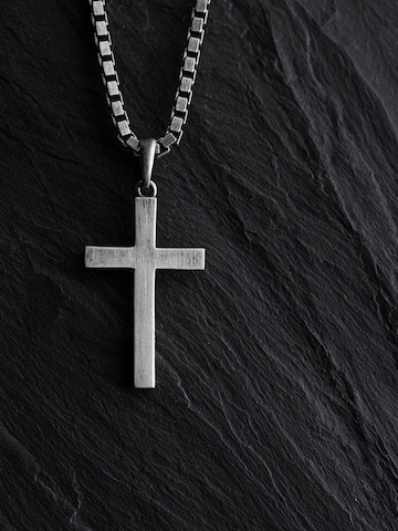 REYTEL Pendant 'KRUIS MINIMAL' in Silver: front