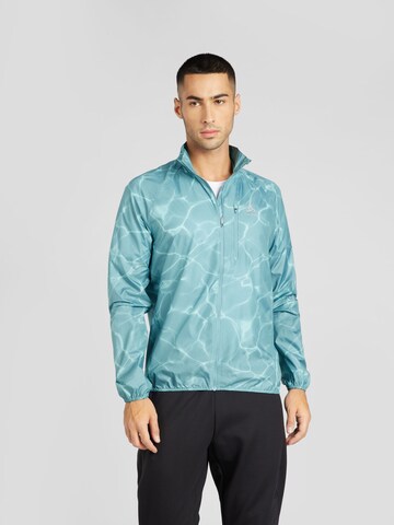 ODLO Athletic Jacket 'Zeroweight' in Blue: front