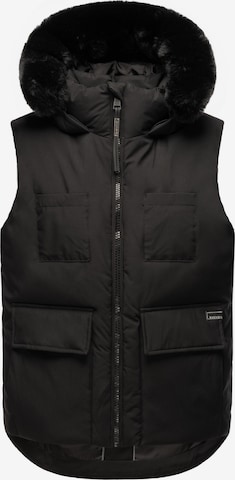 Gilet 'Zimthäschen XIV' NAVAHOO en noir : devant
