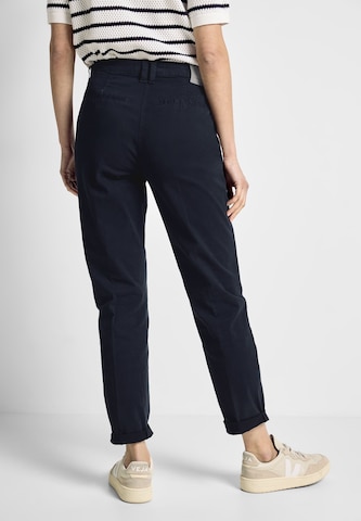 CECIL Slim fit Chino Pants in Blue: front