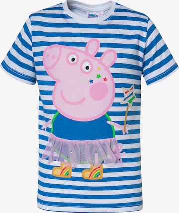 Peppa Pig T-Shirt in Blau: front