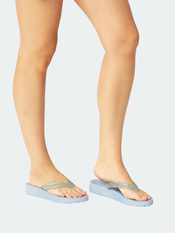 ILSE JACOBSEN T-bar sandals 'Cheerful 13' in Blue