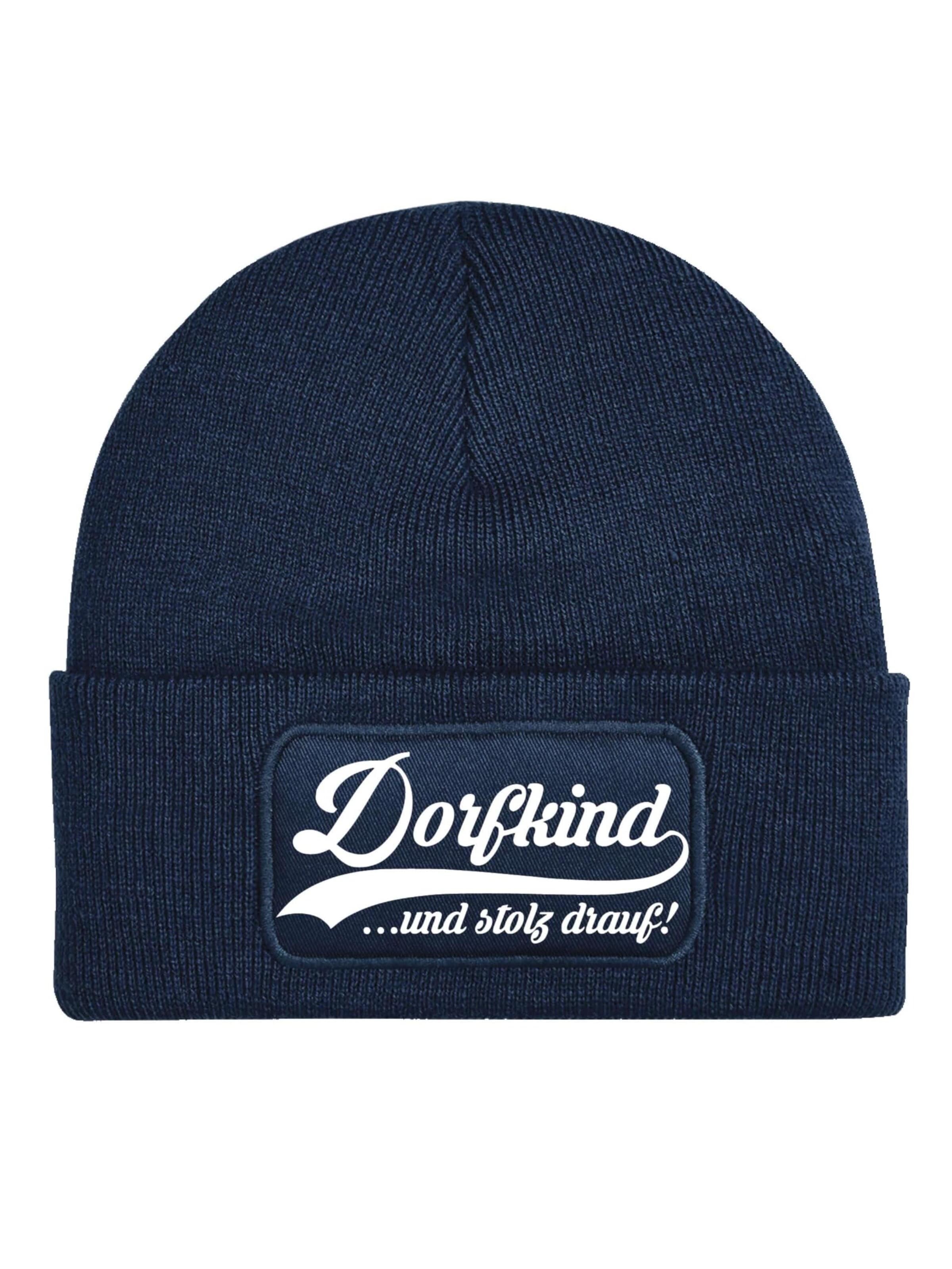 Youth Designz Mütze 'Dorfkind'‌‌‌‌ in Blau: Vorderseite