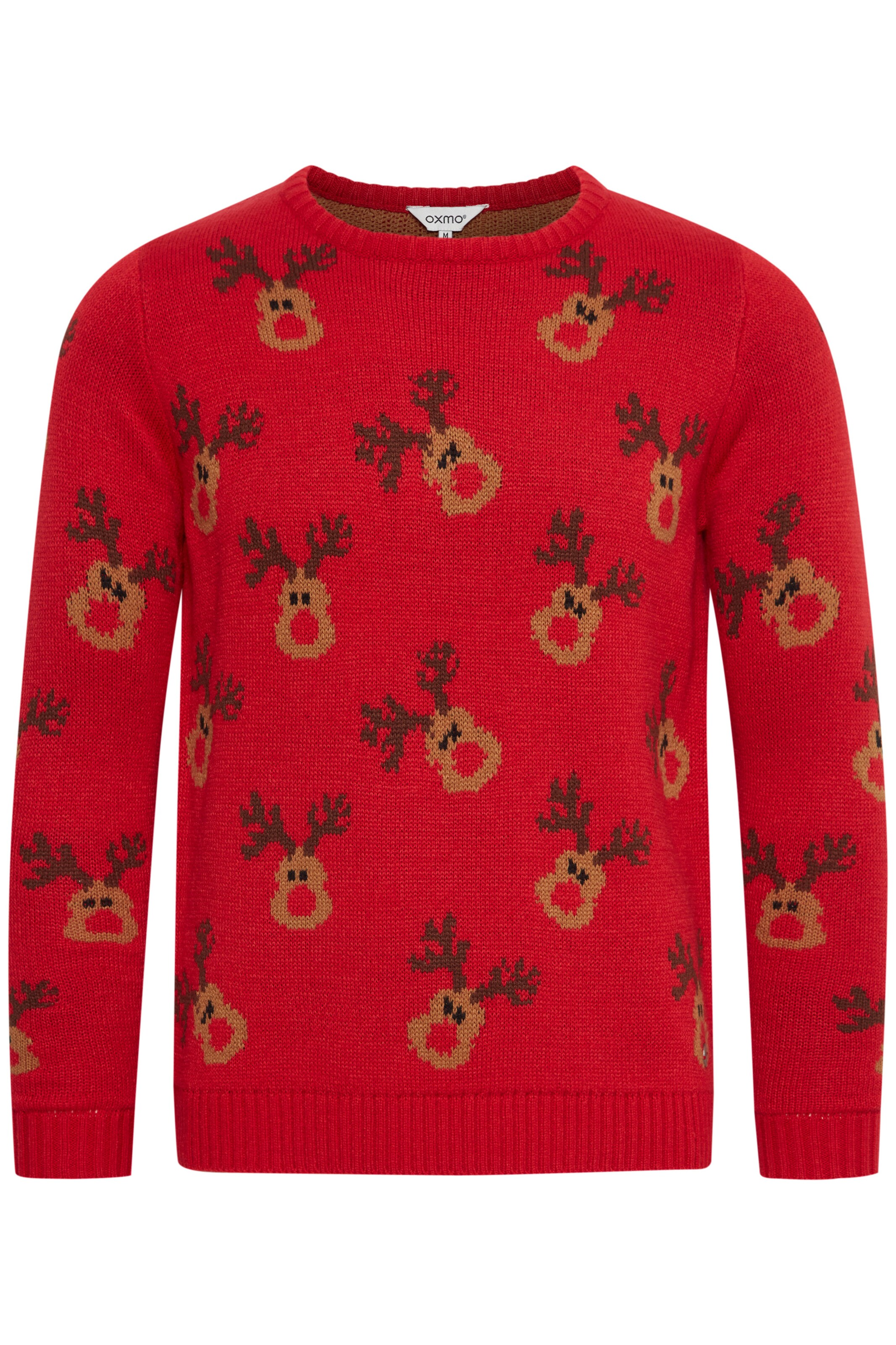 Oxmo Pullover 'Christel' in Rot: Vorderseite