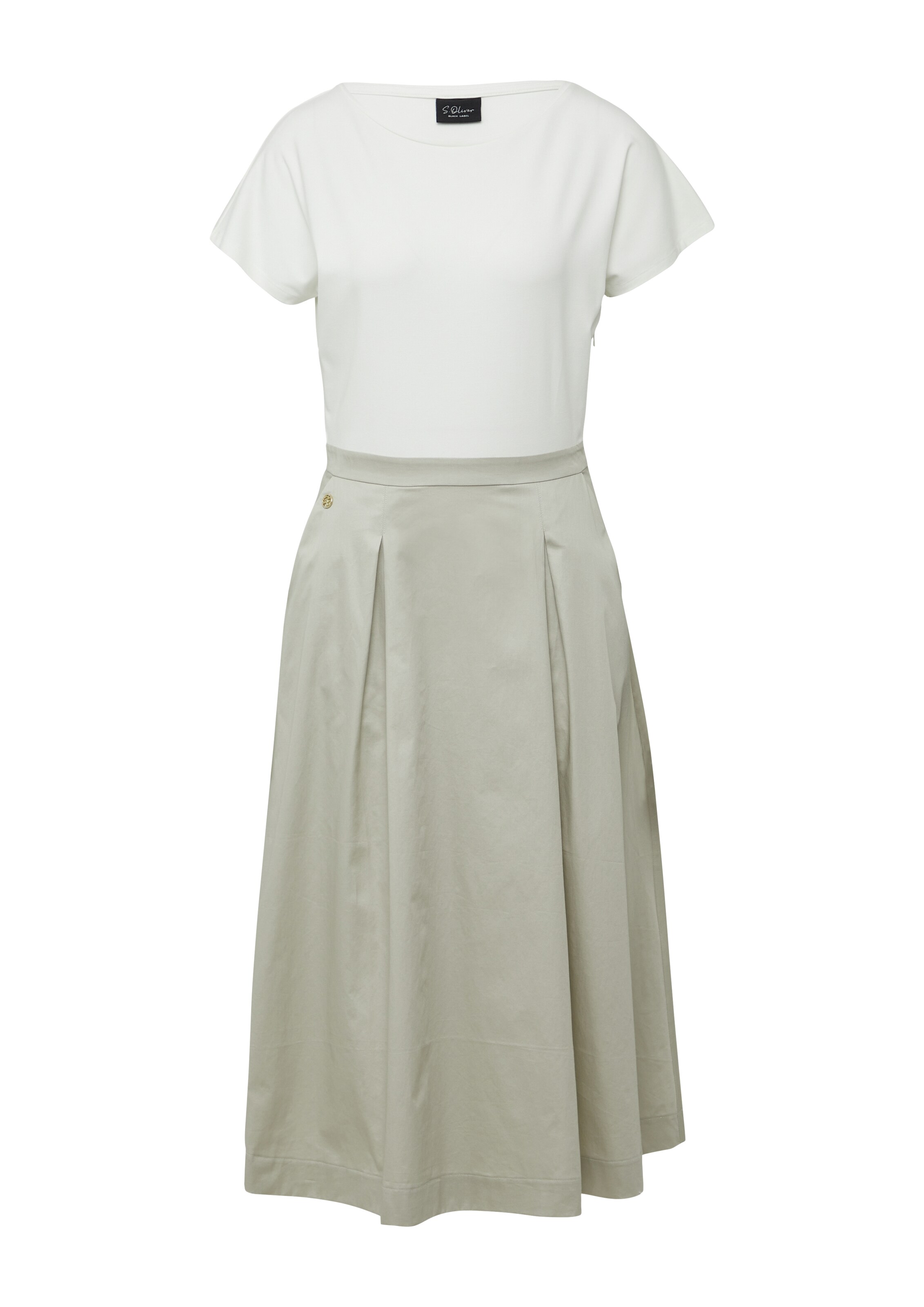 s.Oliver BLACK LABEL Kleid in Grün: Vorderseite