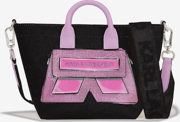 Karl Lagerfeld Ročna torbica 'Icon K' | črna barva: sprednja stran