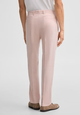 Regular Pantalon à plis 'Tomeo' STRELLSON en rose