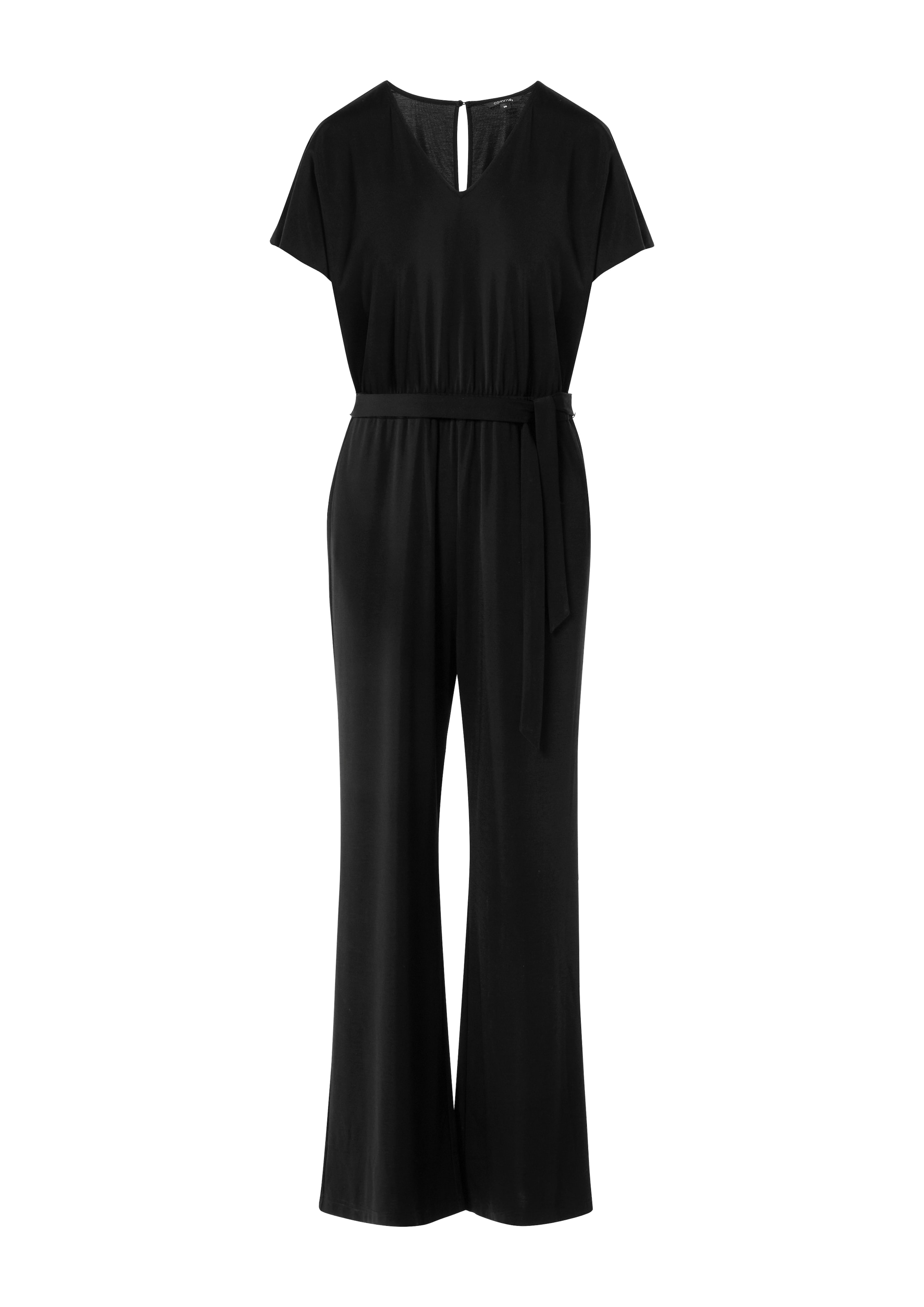 COMMA Jumpsuit in Zwart: voorkant