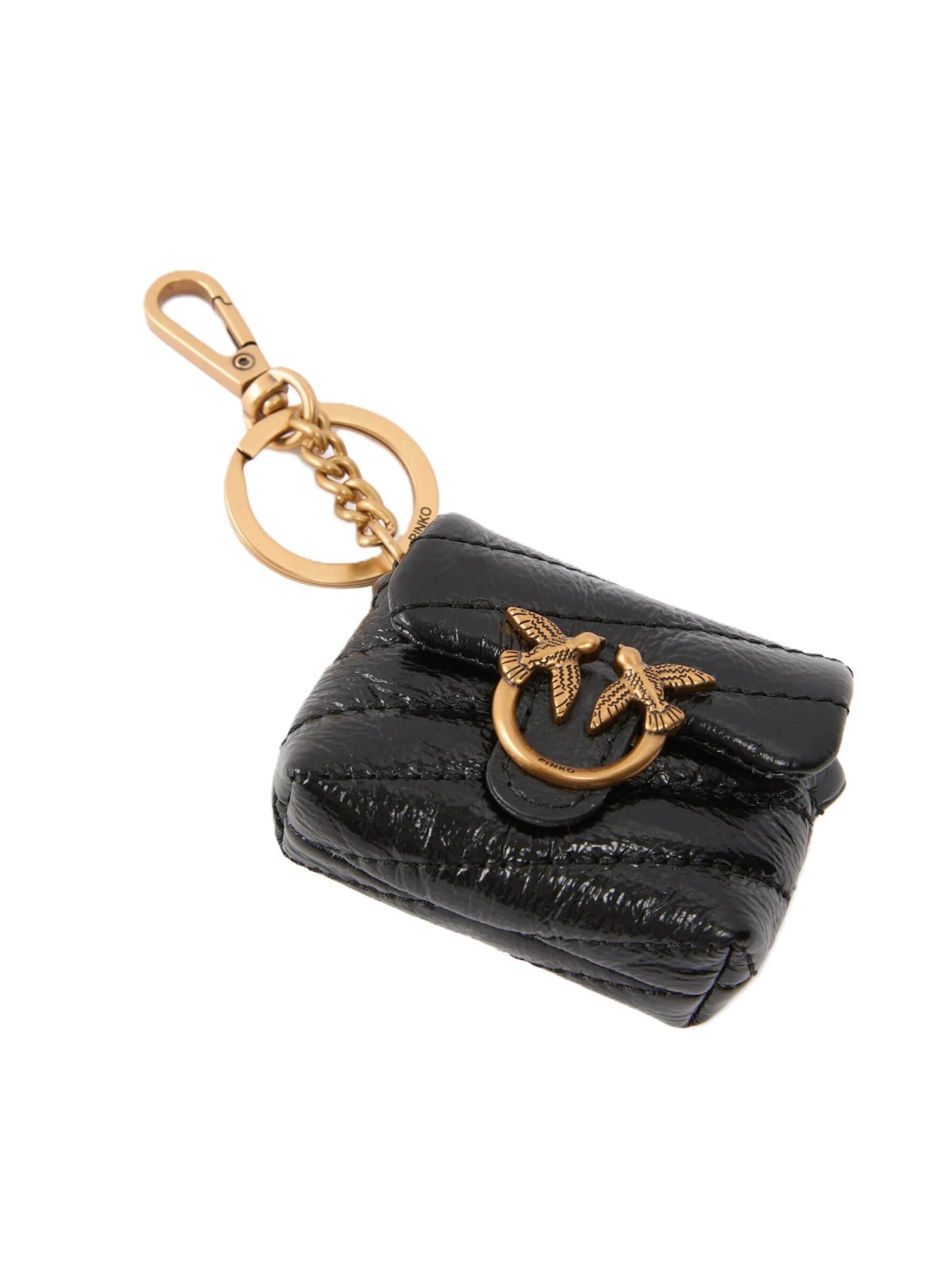 Portachiavi '105869 A37O' di PINKO in nero