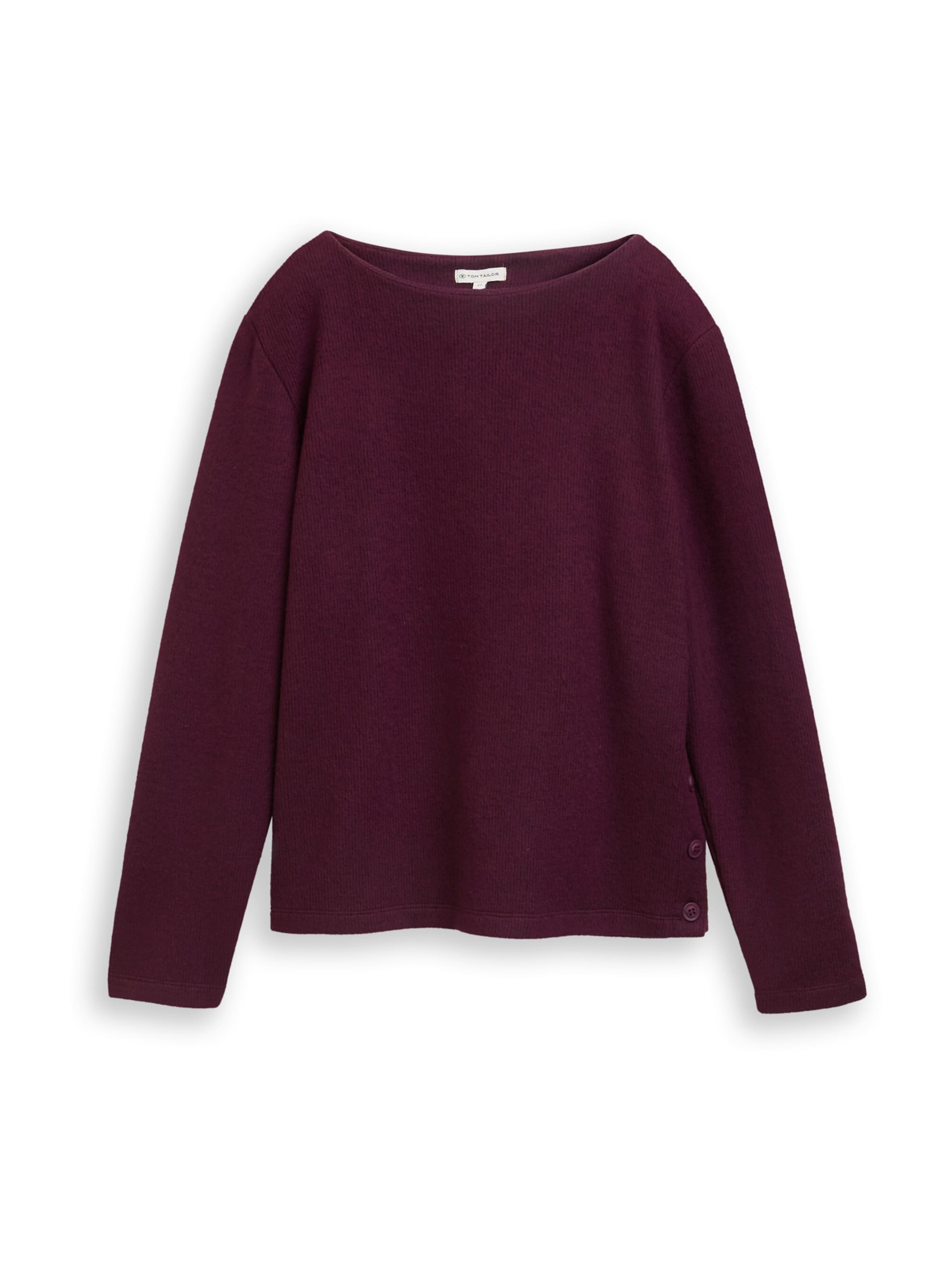 TOM TAILOR Mikina – červená: přední strana