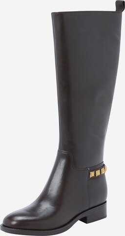 Bottes 'BOSSY' GUESS en marron : devant