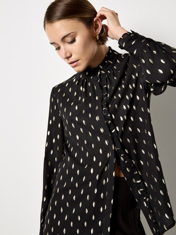 Chemisier ' ' Apricot en noir