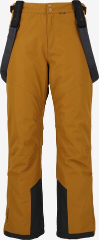 Whistler Regular Outdoor Pants 'Drizzle' in Yellow: front