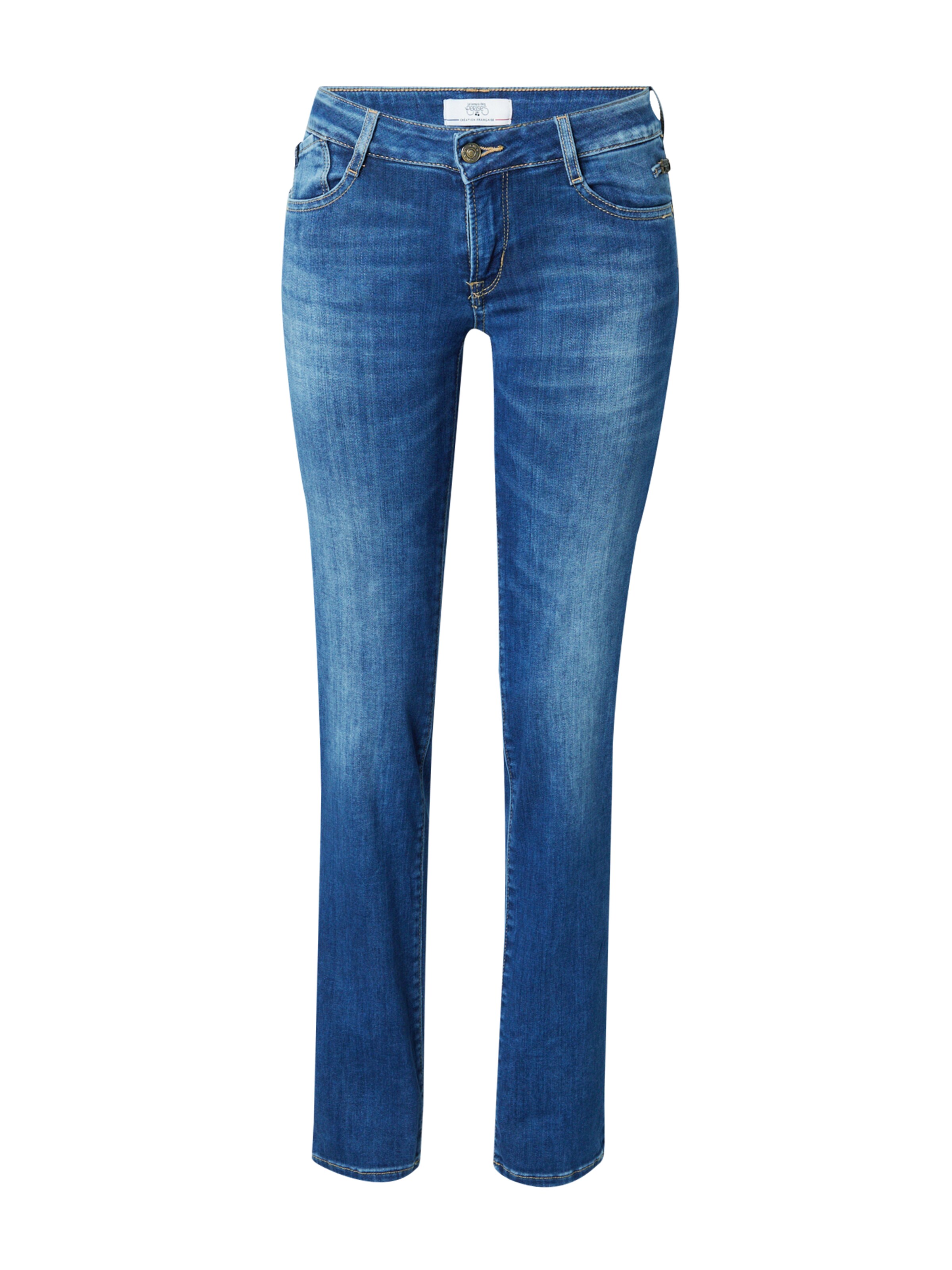 Coupe slim Jean 'Pulp' Le Temps Des Cerises en bleu : devant