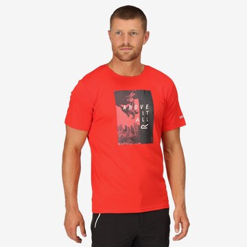 REGATTA Performance Shirt 'Fingal VII' in Red: front