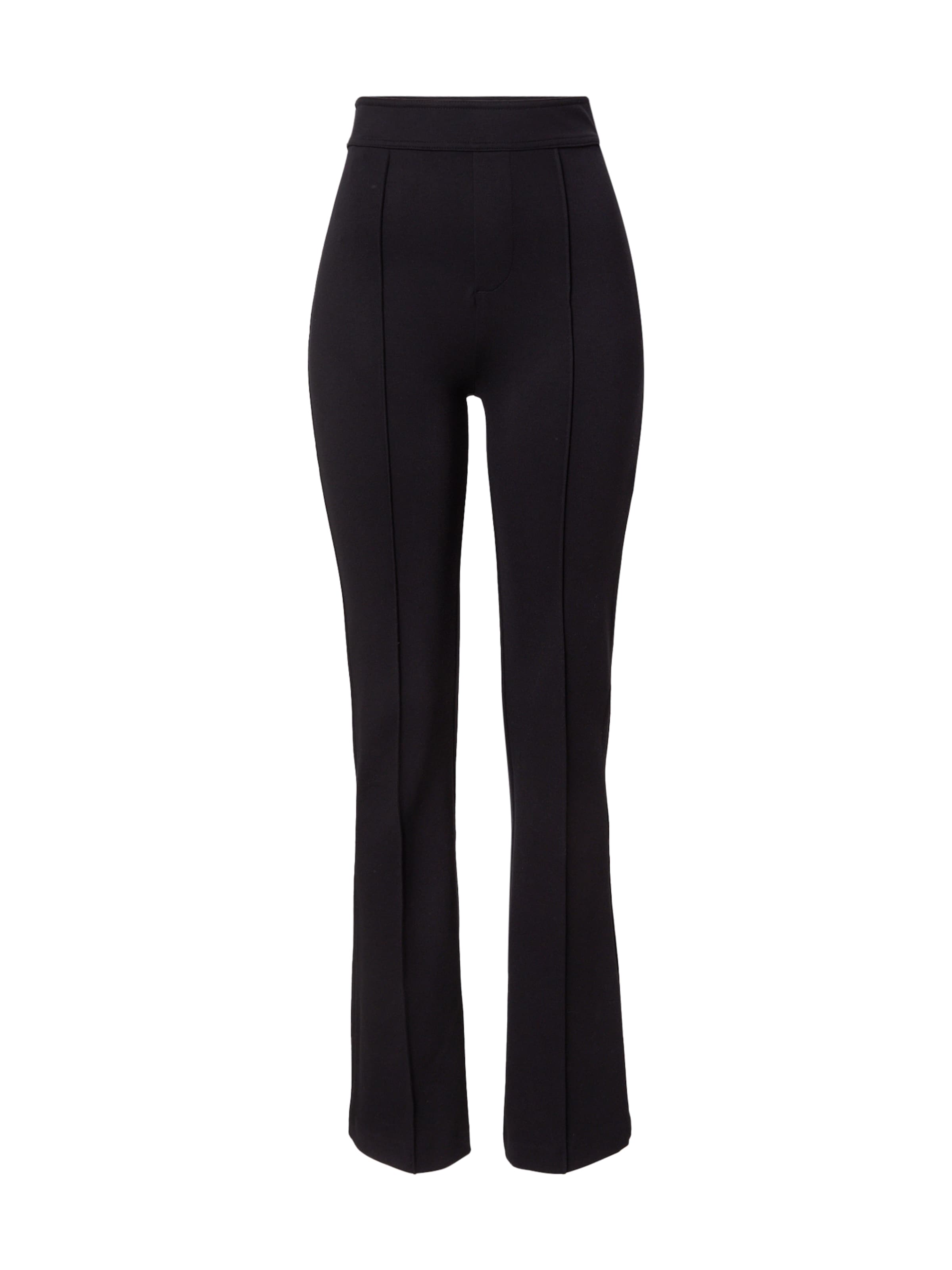 HUGO Bootcut Broek &#x27;Nalvasi&#x27; in Zwart: voorkant