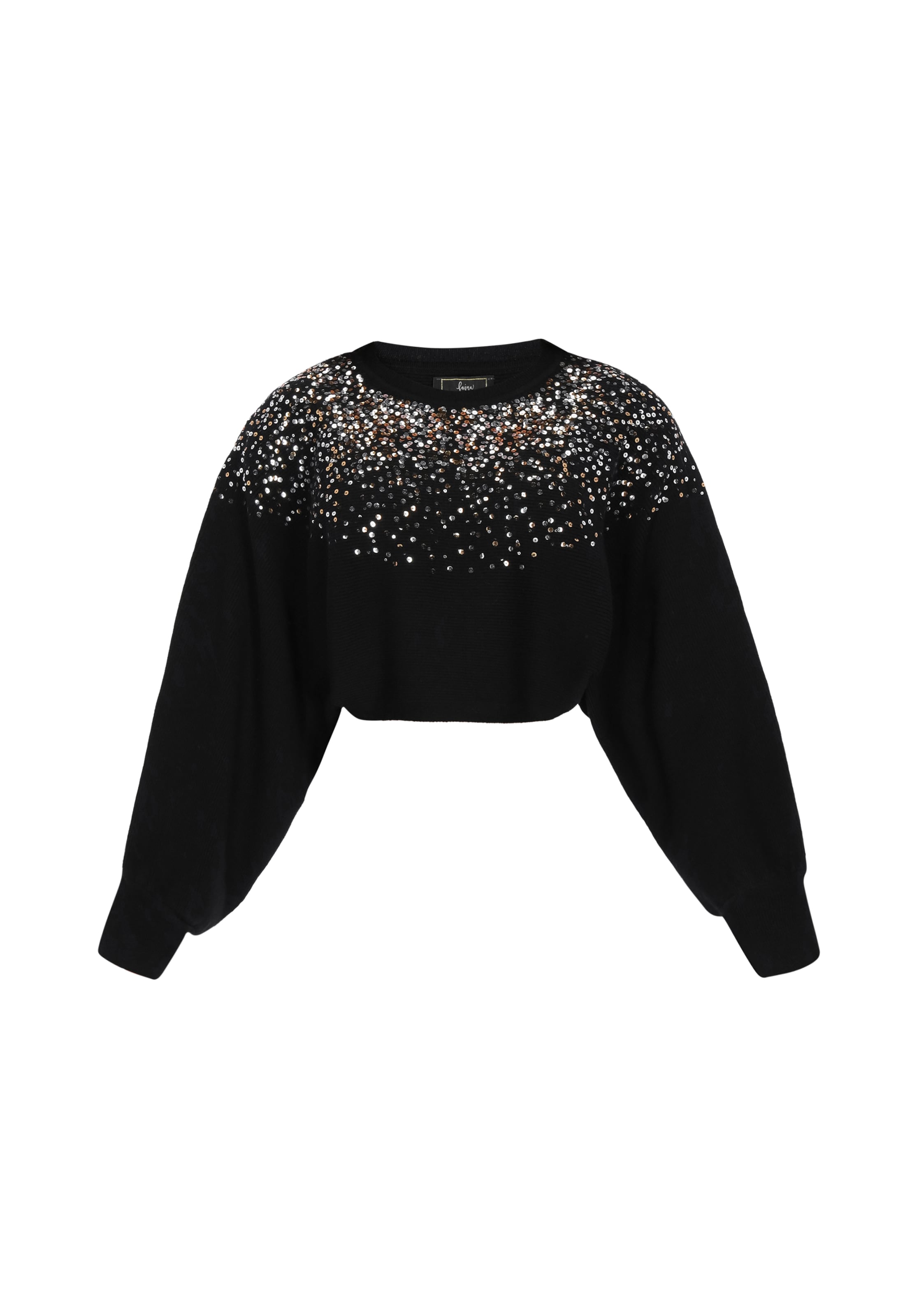 faina Sweater in Black: front