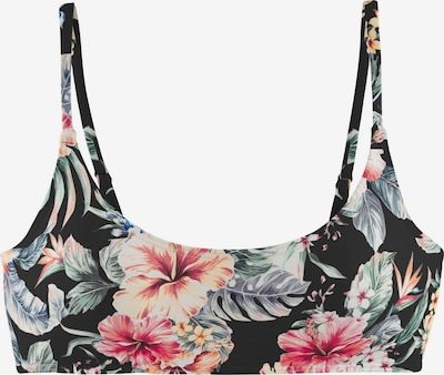 Bikinio viršutinė dalis iš LASCANA, spalva – žalia / raudona / juoda, Prekių apžvalga