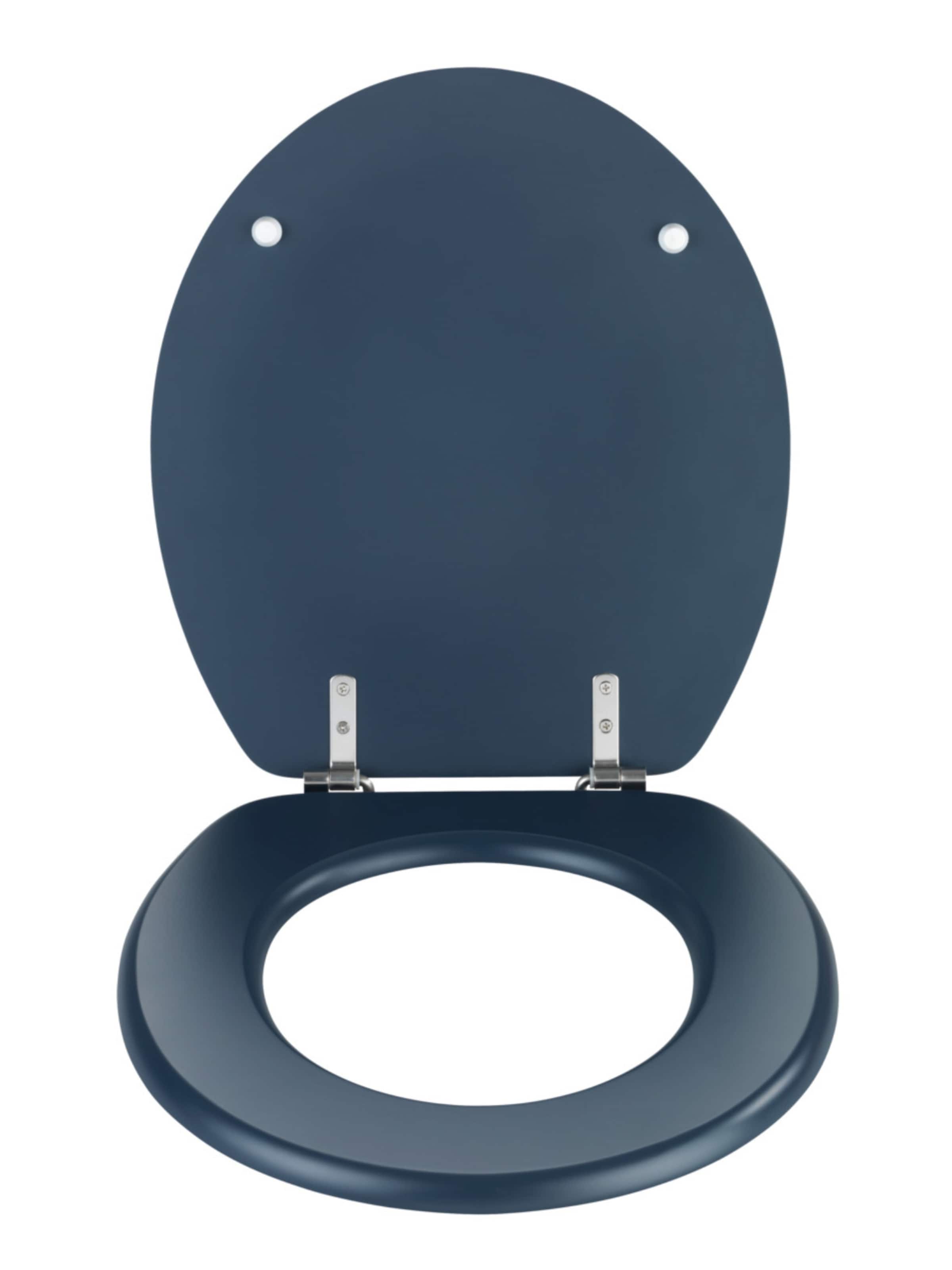Wenko WC-Sitz 'Prima' in Blau