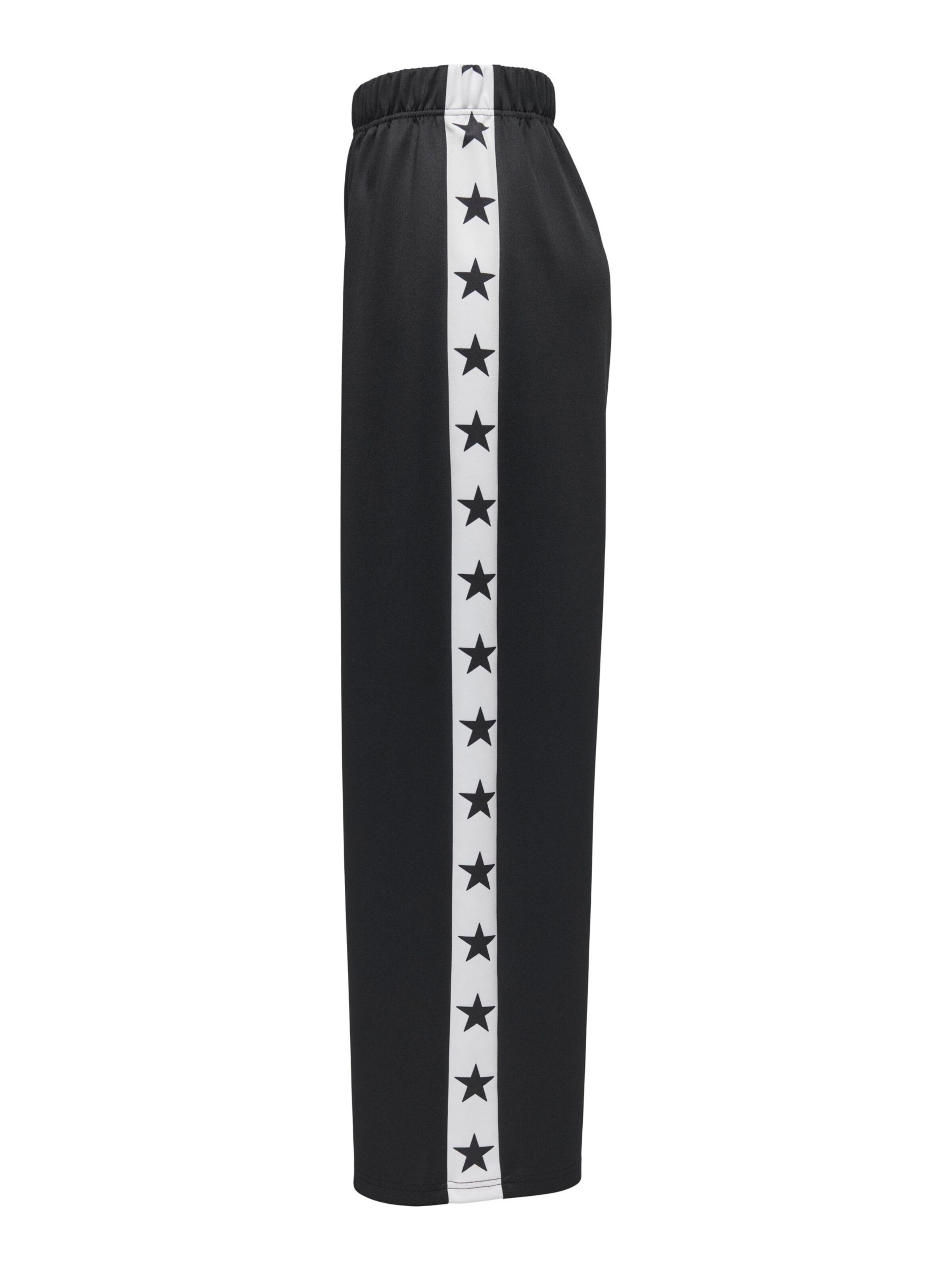 ONLY Regular Pants 'STAR' in Black