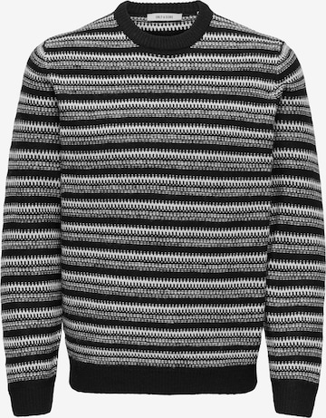 Only & Sons Sweater 'ONSMING' in Black: front