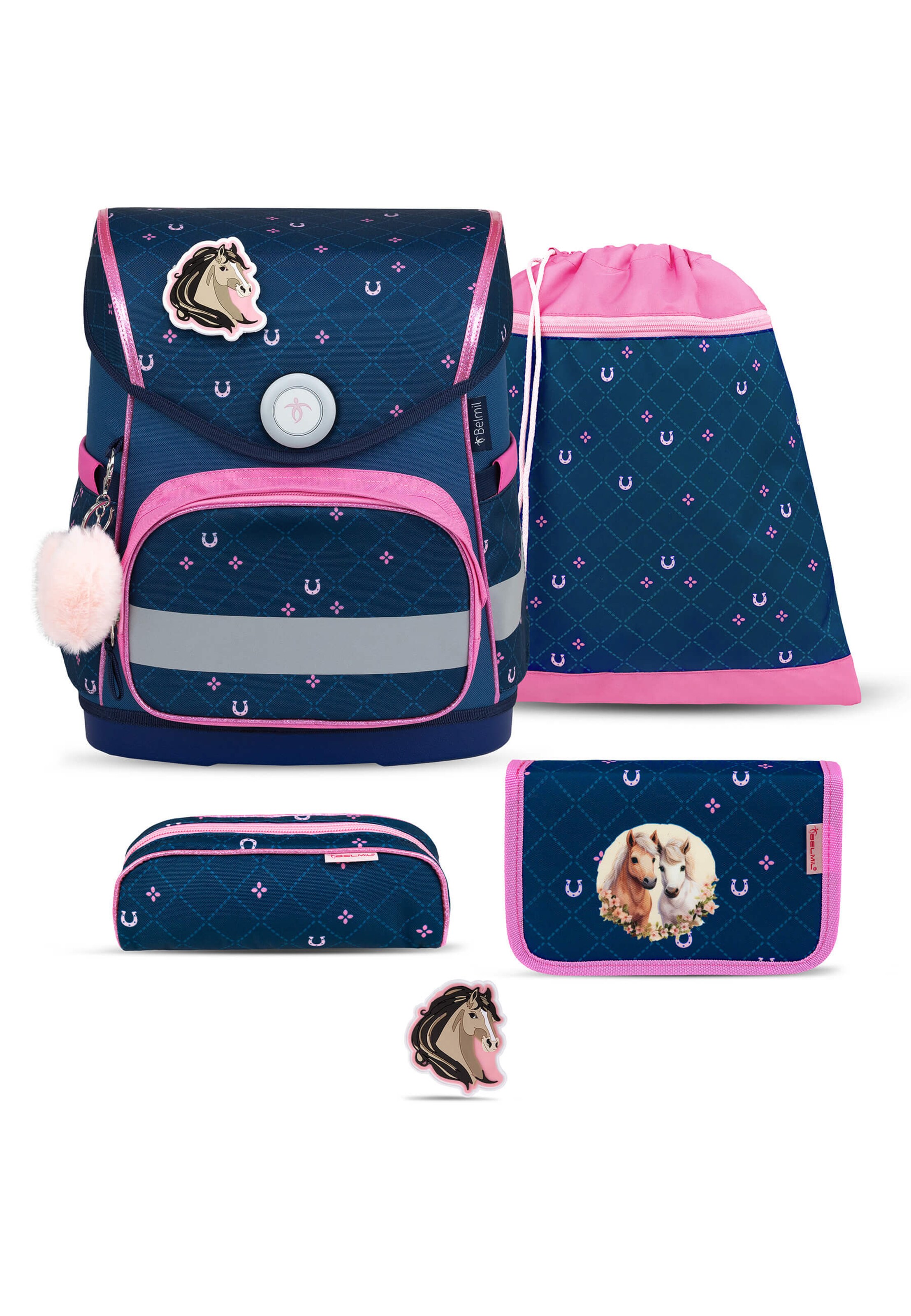 Belmil Backpack in Blue: front