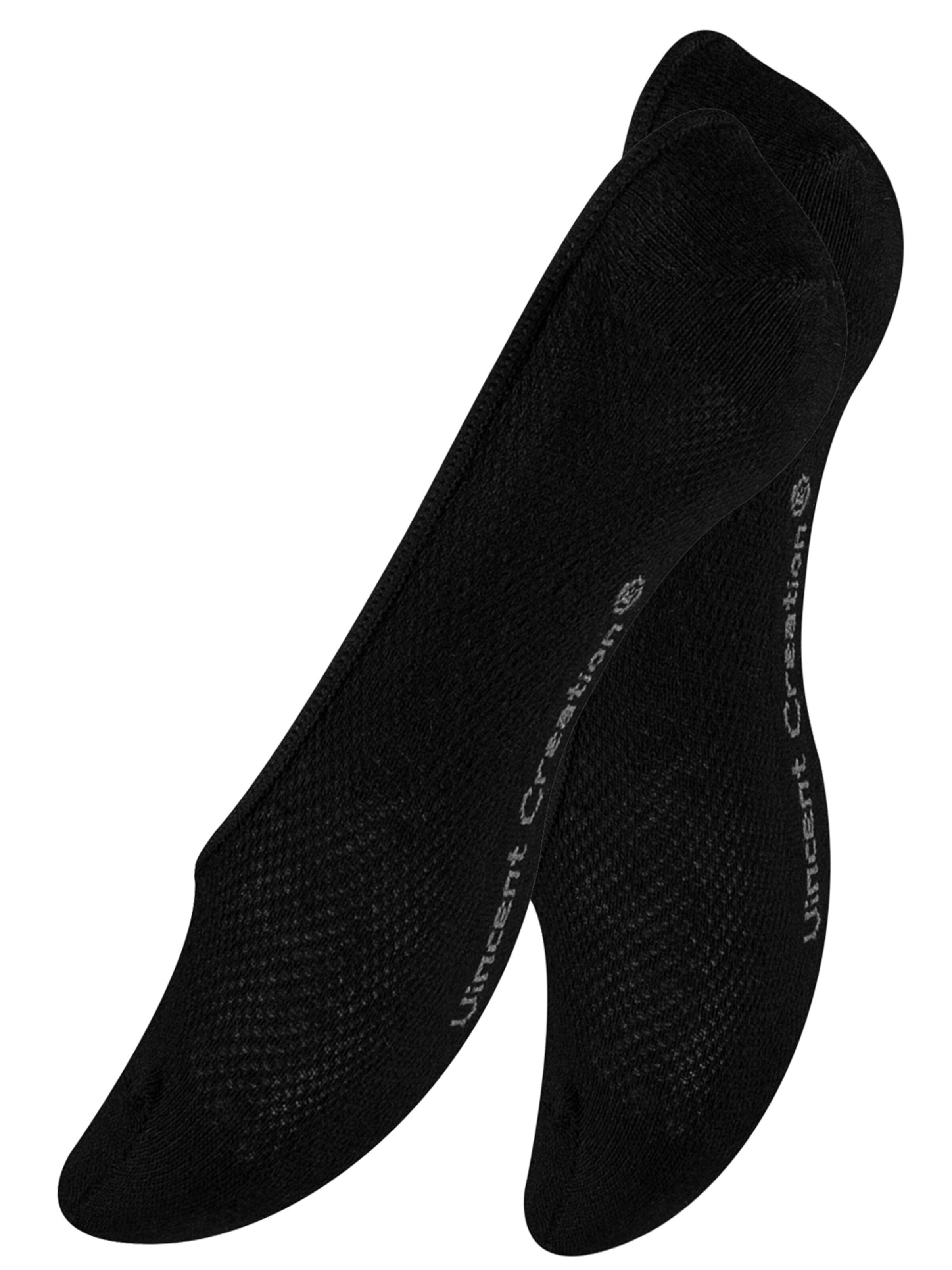 Vincent Creation - Meias curtas 'Footies' em preto