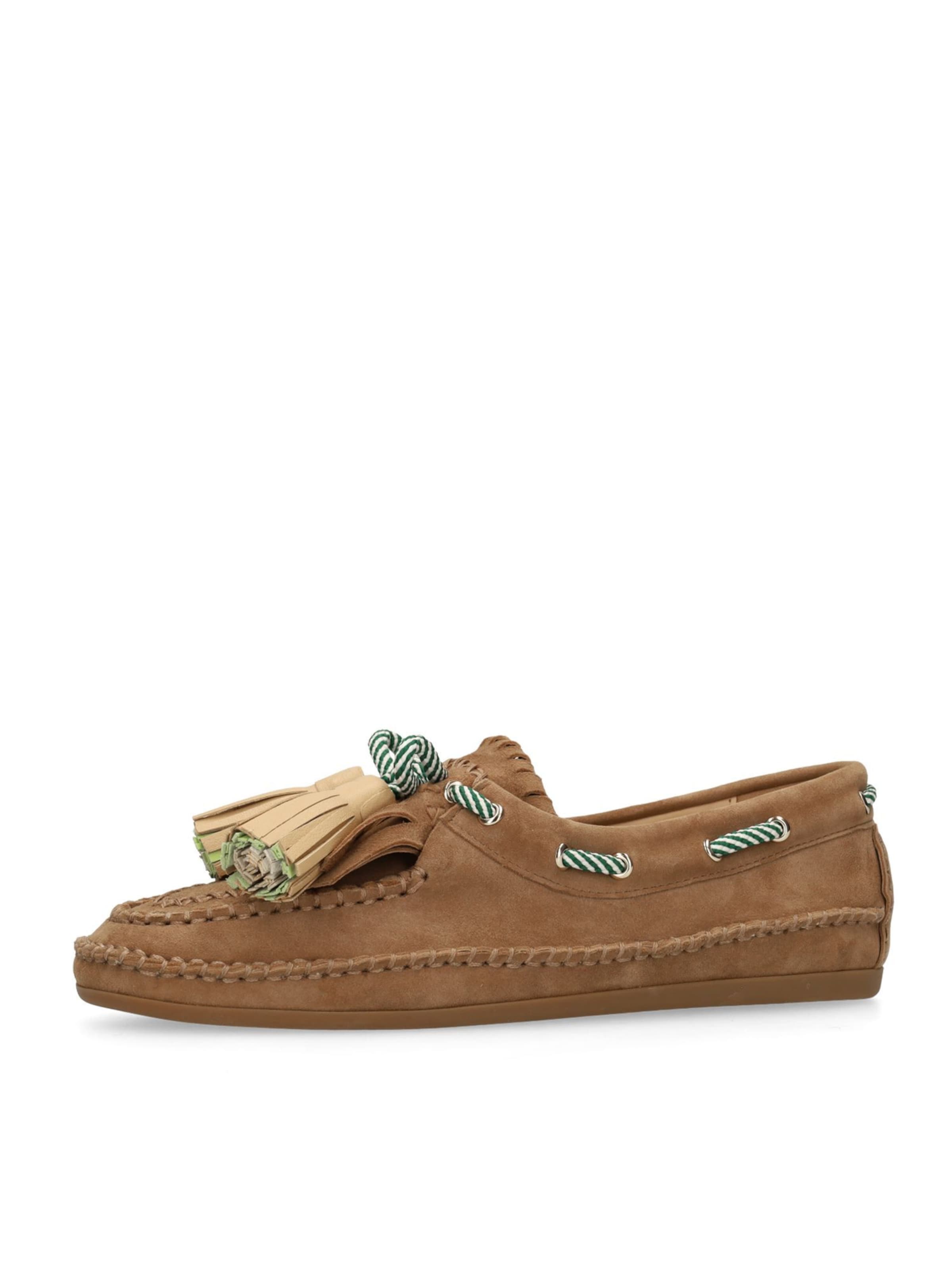 Mocassin SACHA en marron : devant