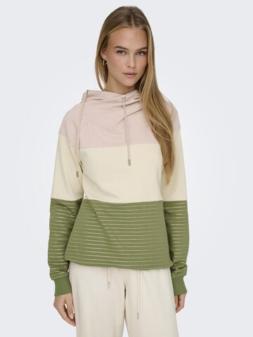 Felpa 'Maddie' di ONLY in beige