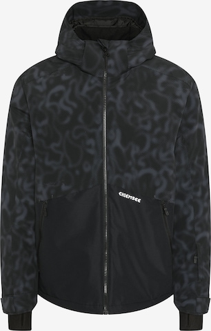 CHIEMSEE Athletic Jacket in Black: front