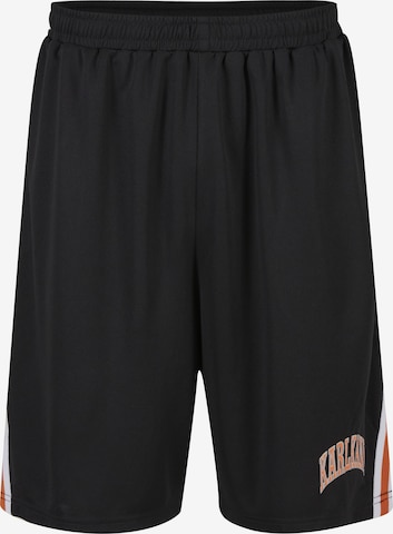 Regular Pantalon 'College' Karl Kani en noir : devant