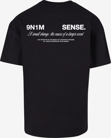 9N1M SENSE Shirt 'Change' in Zwart