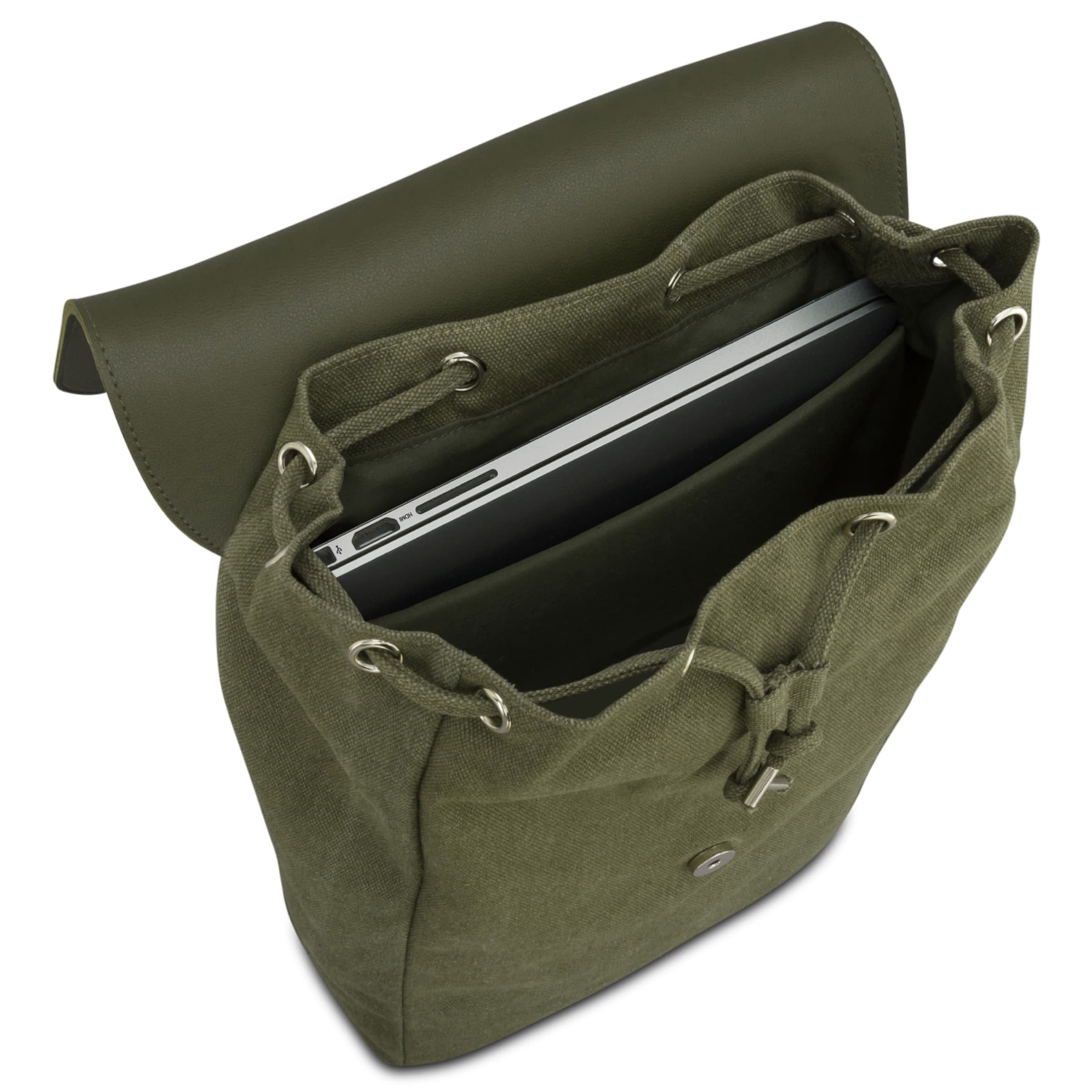 Sac à dos 'Anouk' Expatrié en vert