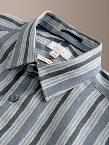 Next Regular Fit Hemd in Blau