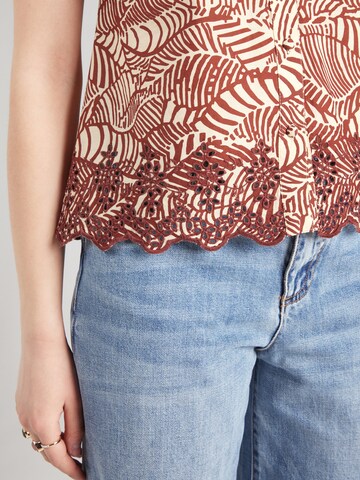Chemisier 'ONLLOU' ONLY en marron