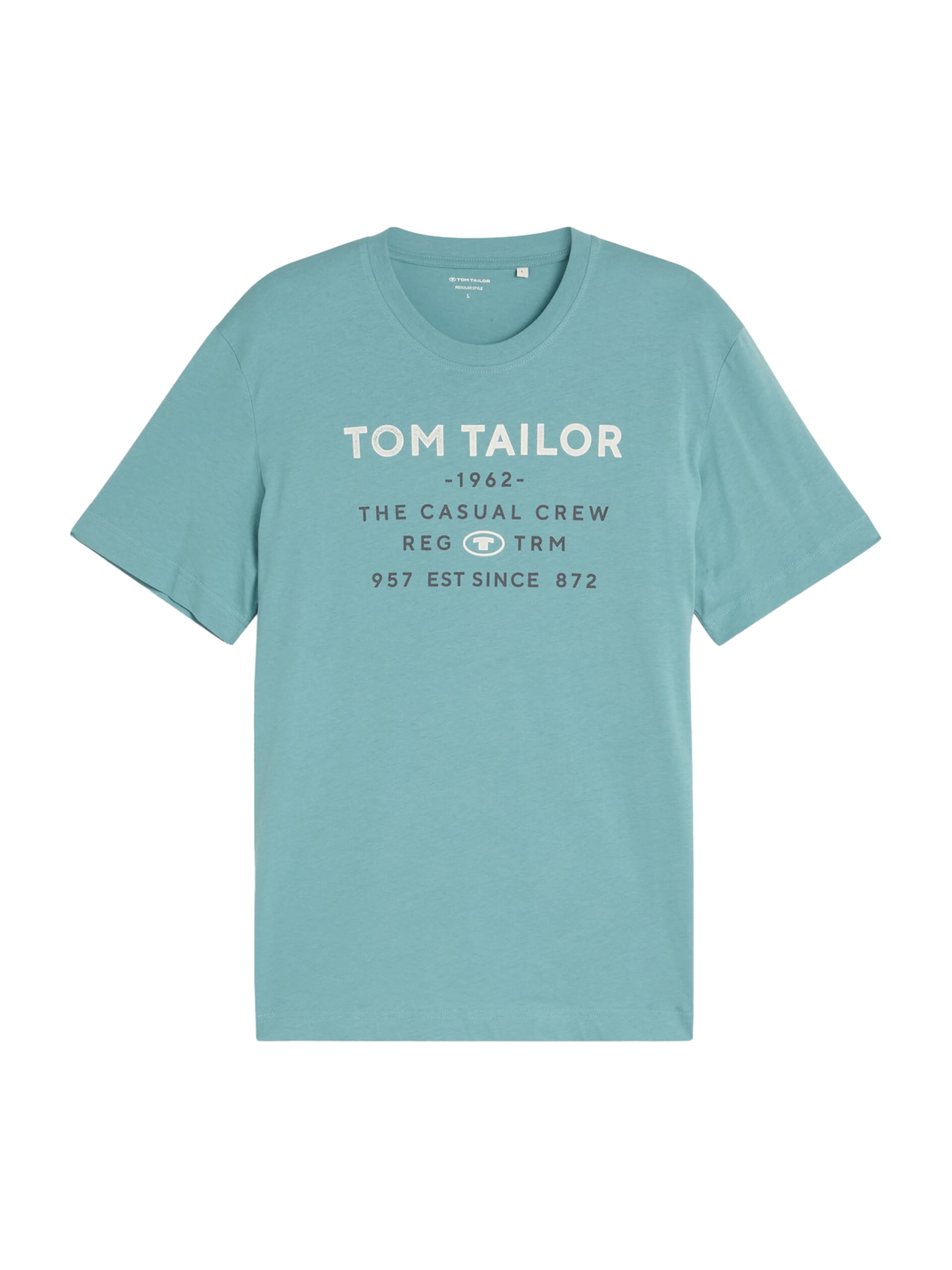 TOM TAILOR Majica | modra barva: sprednja stran