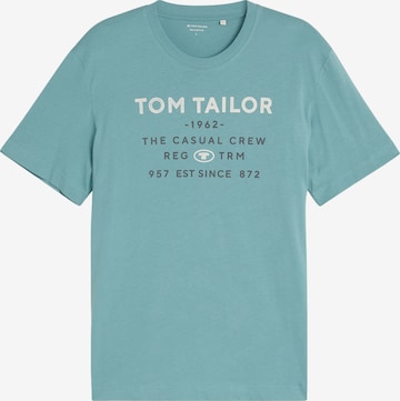 TOM TAILOR Majica | modra barva: sprednja stran