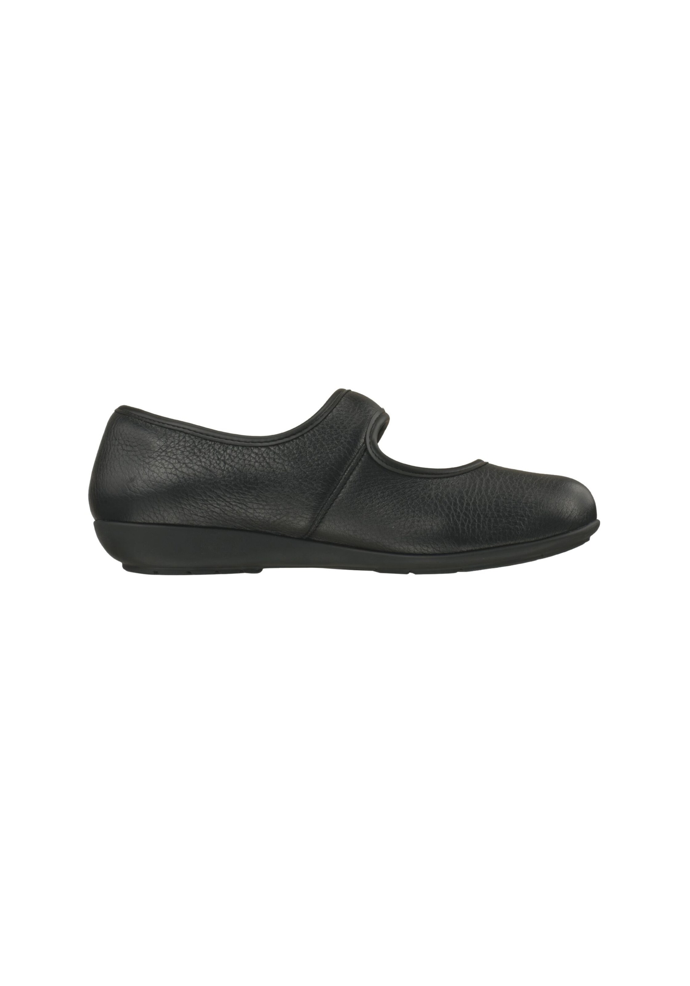 Natural Feet Strap ballerina 'Susanne' in Black
