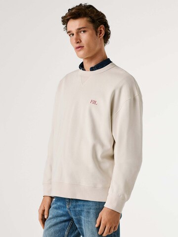 Sweat-shirt 'GARRET' Pepe Jeans en blanc