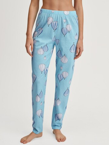 CALIDA Pajama Pants in Blue: front