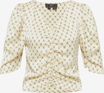 faina Blouse in Wit: voorkant