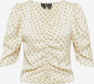 faina Bluse in Weiß: Vorderseite