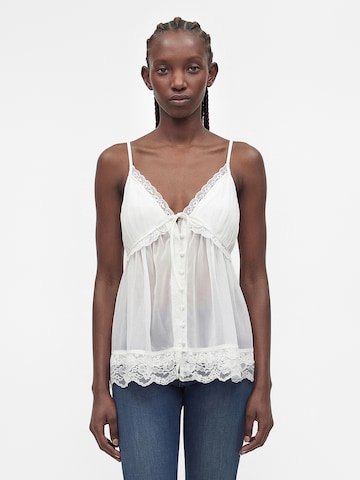 Abercrombie & Fitch Halenka 'MAR4' – bílá: přední strana