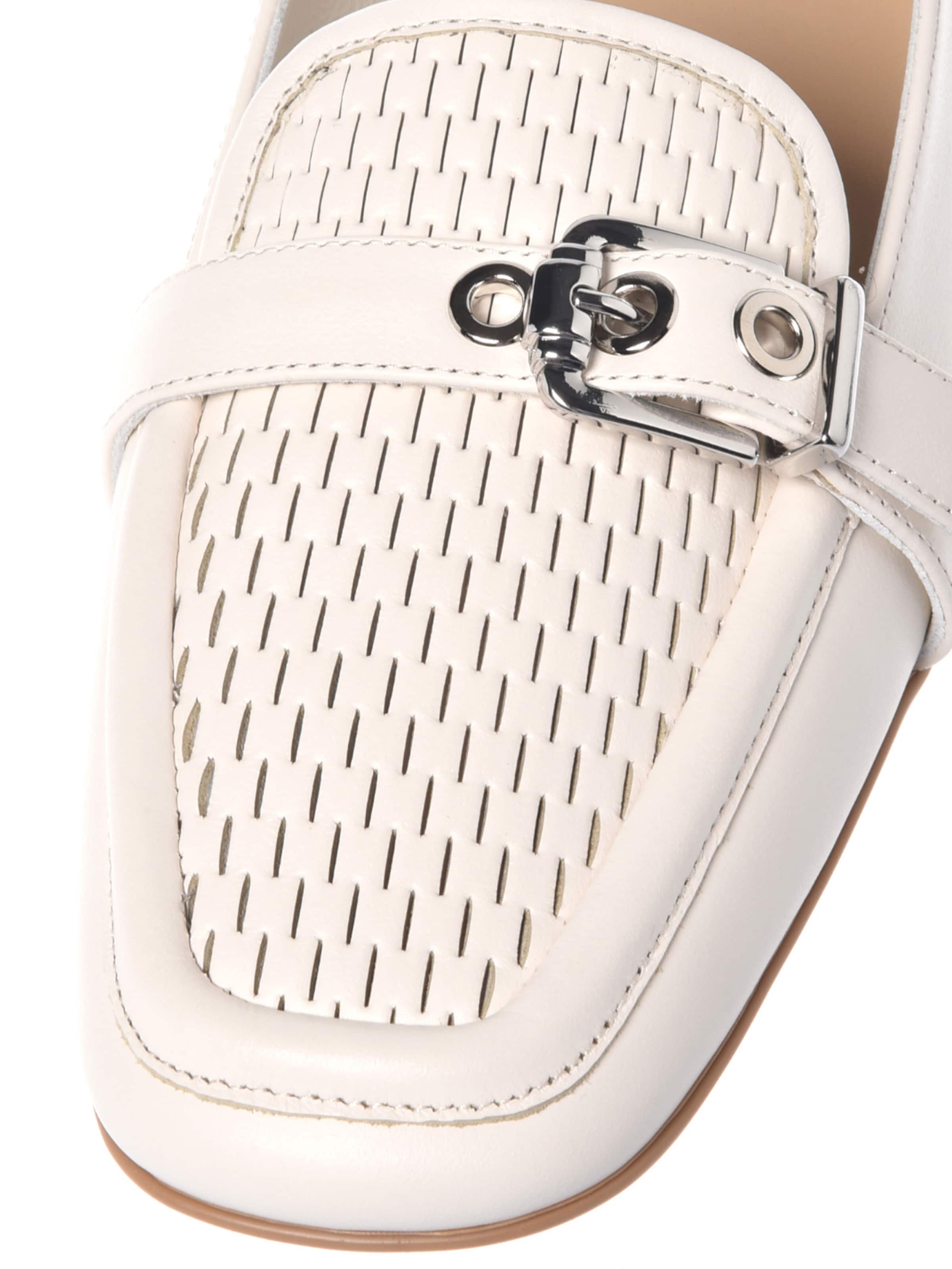 Mocassin BALDININI en blanc