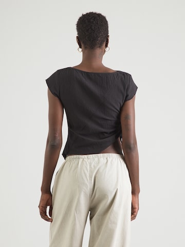 WEEKDAY Blouse 'Iman' in Zwart