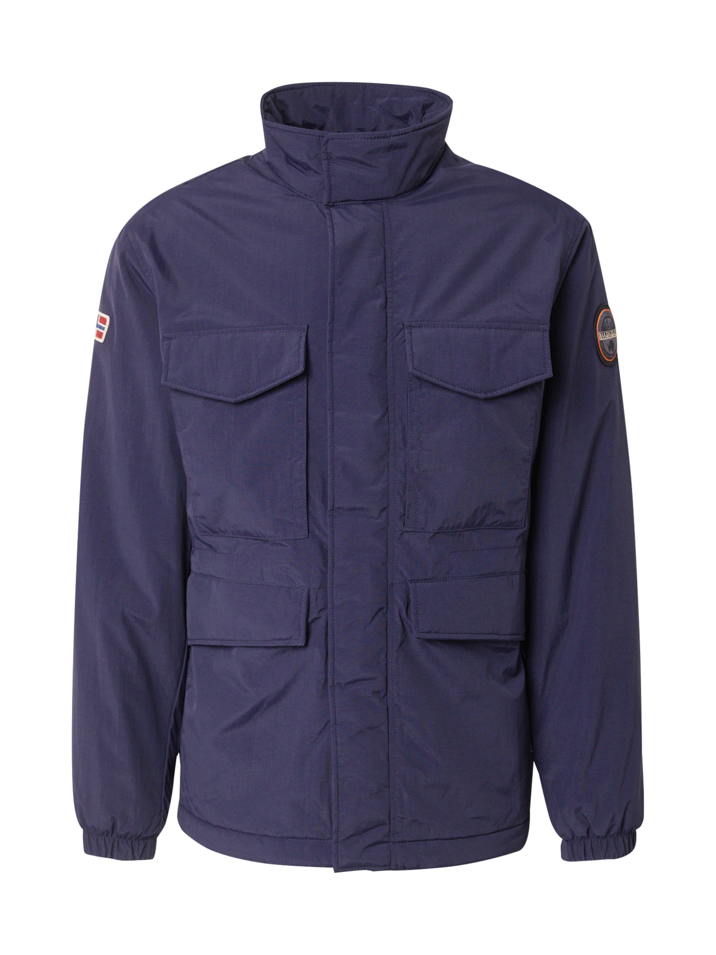 NAPAPIJRI Преходно яке 'ADEEN' в синьо: отпред
