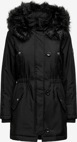 Parka d’hiver 'Iris' ONLY en noir : devant